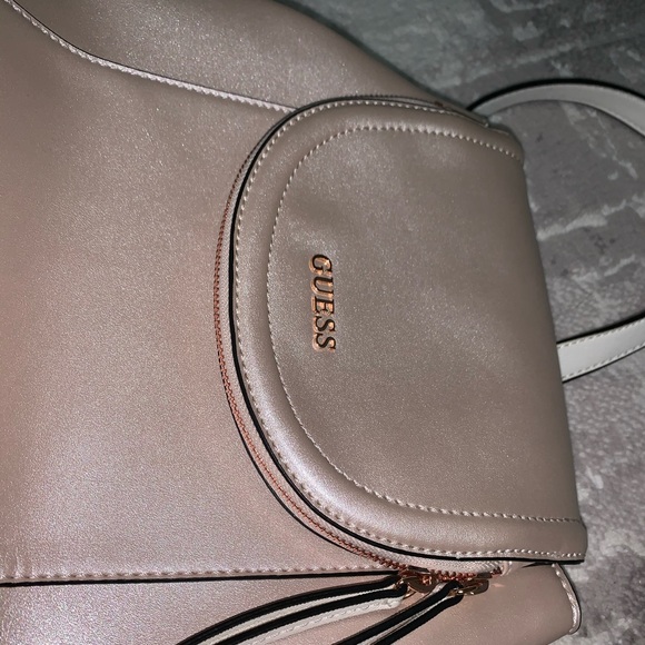 Guess Metallic Gold Small Backpack - Picture 4 of 6
